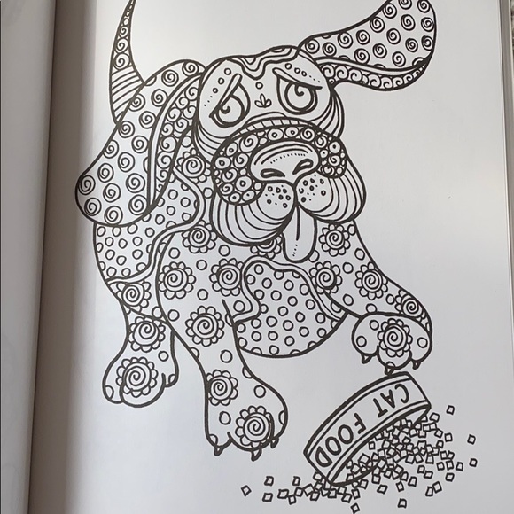 🐶 Zendoodle Coloring Book + 14 Markers - Picture 4 of 5